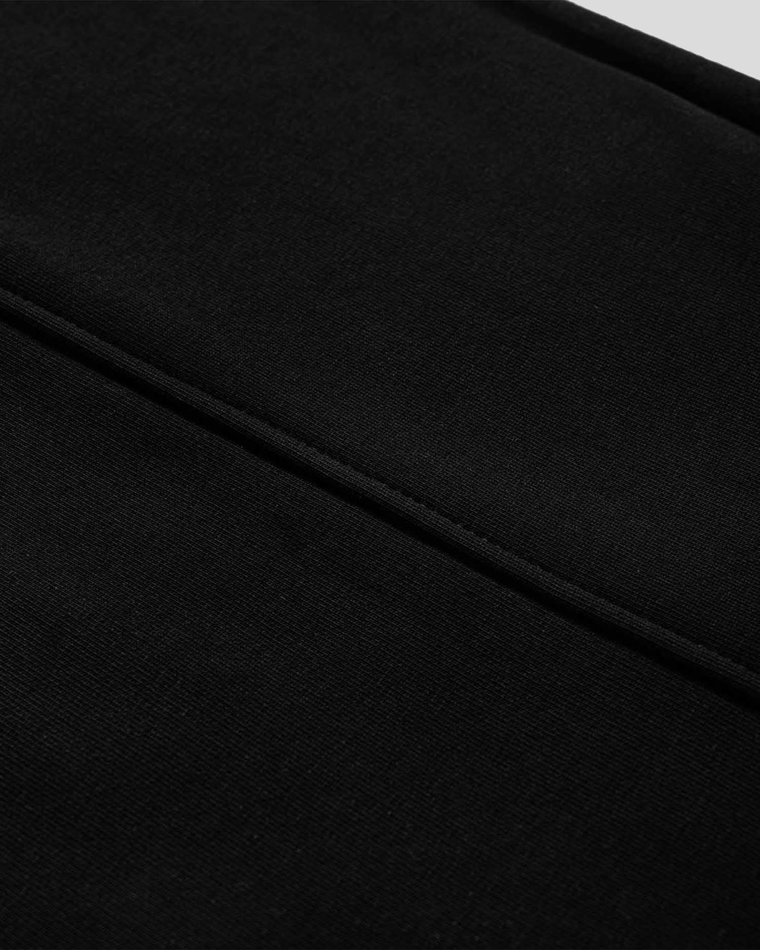 Wide-fit sweatpants (black)