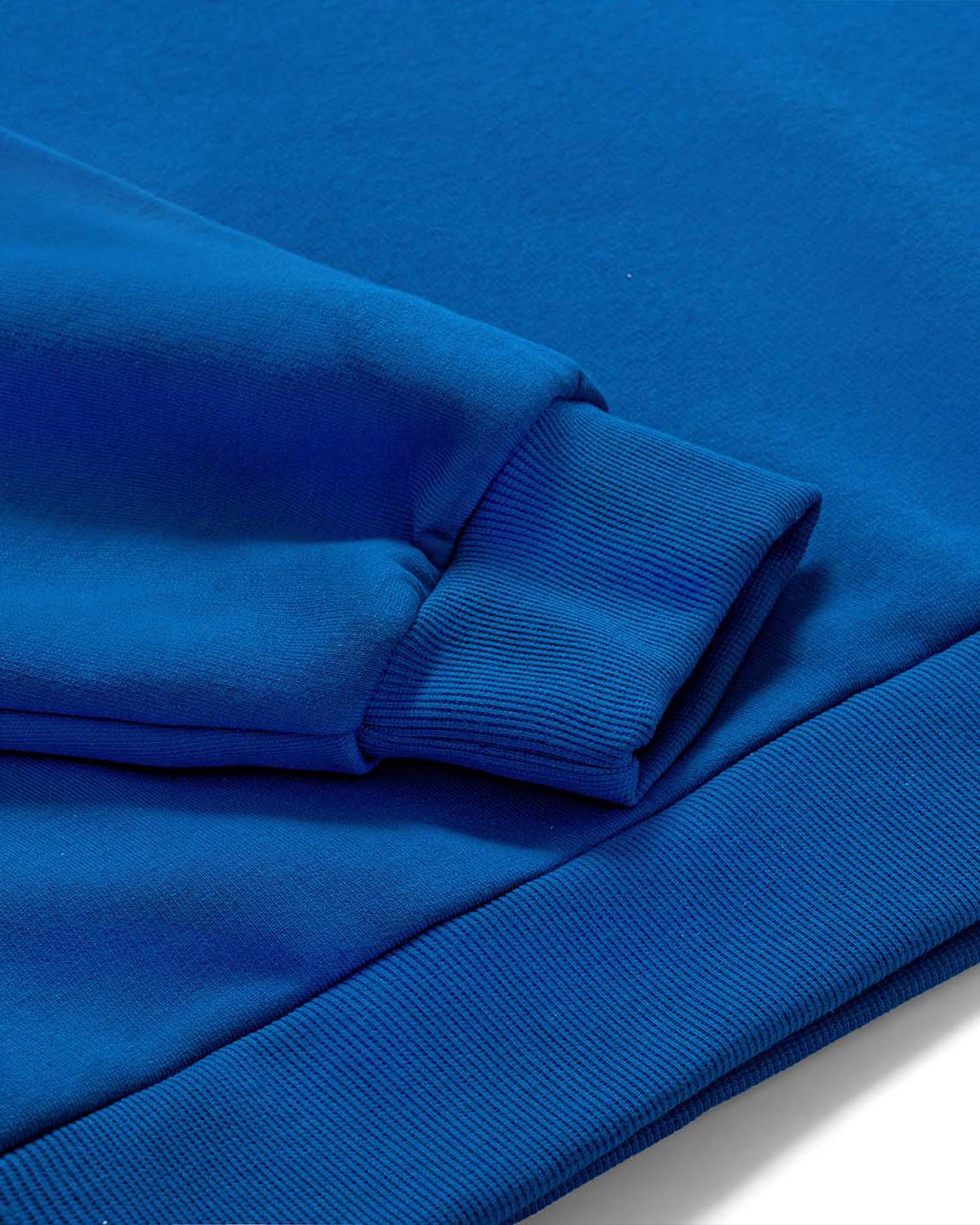 Dark blue frotte crewneck