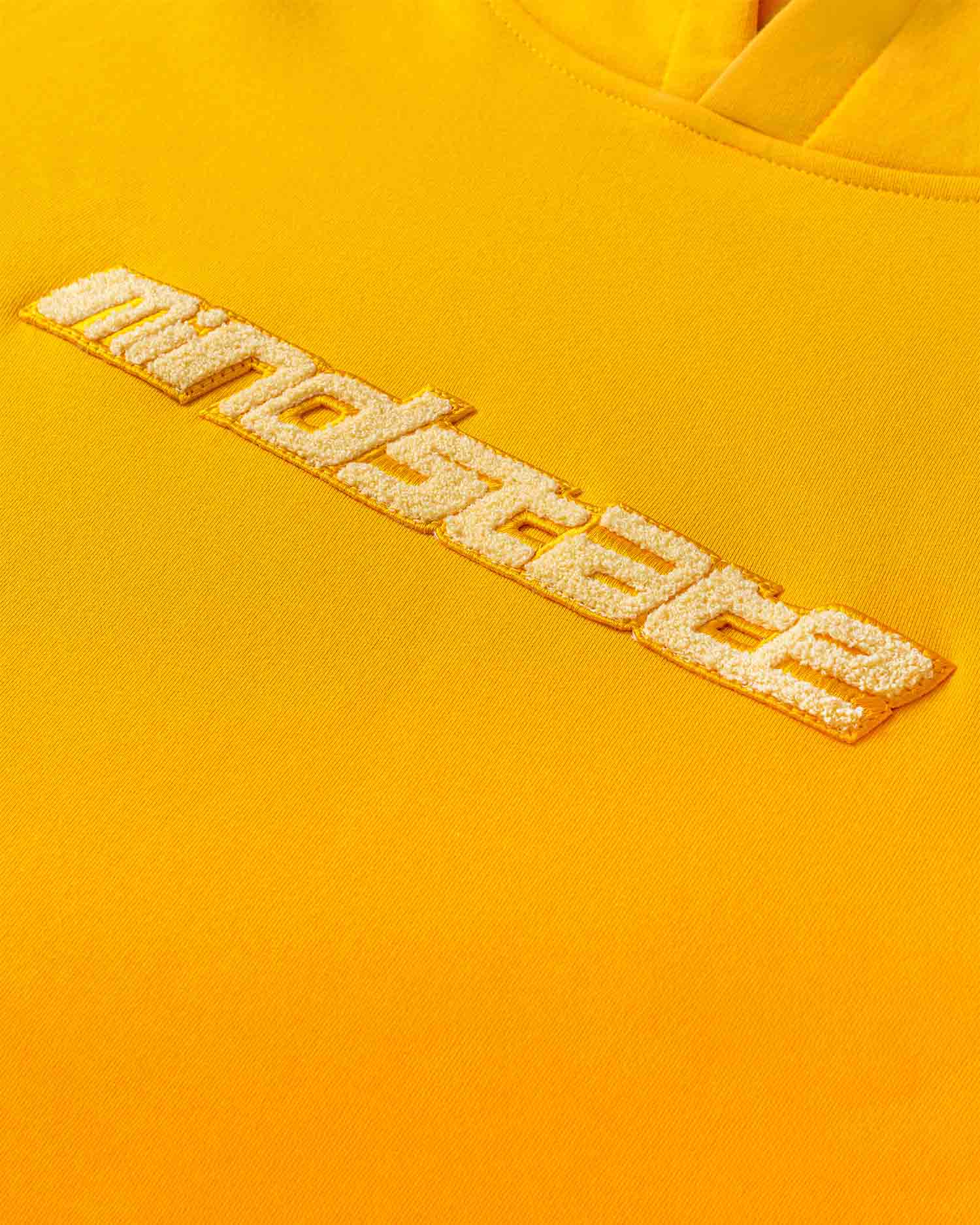 Yellow frotte hoodie