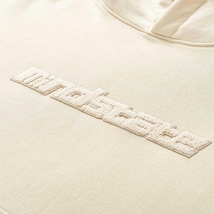 Beige frotte hoodie