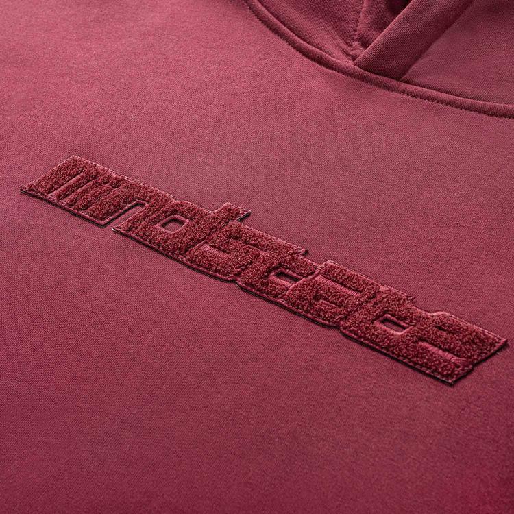 Maroon frotte hoodie