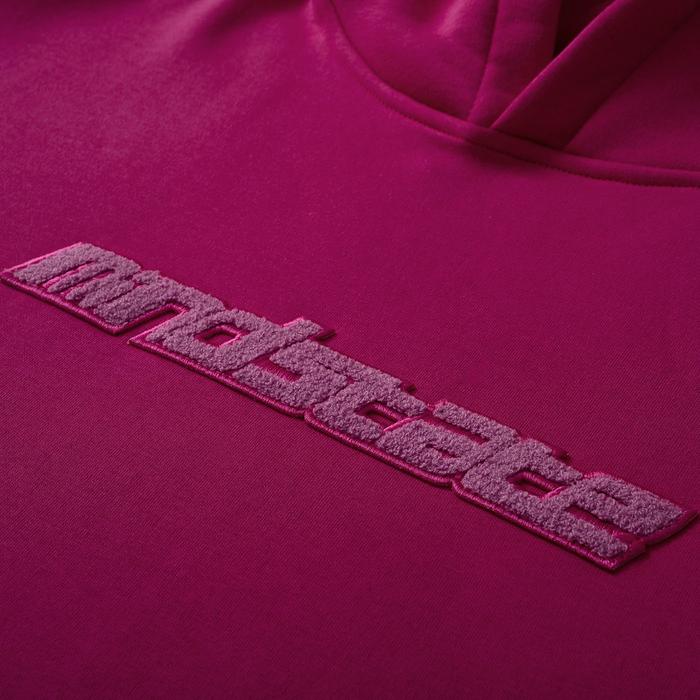 Pink frotte hoodie