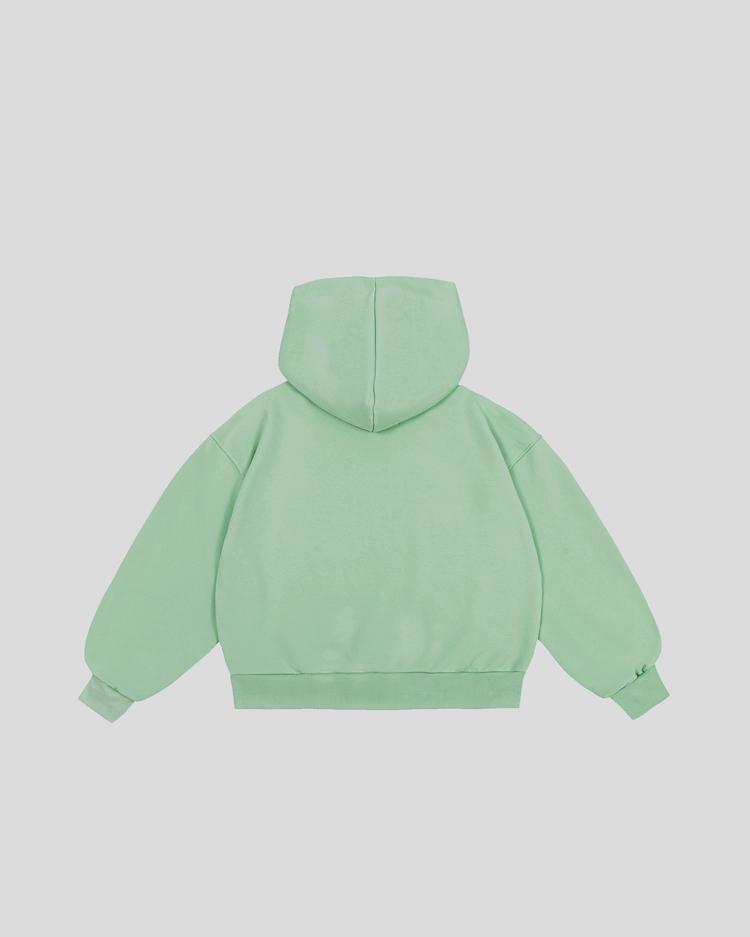 Basic hoodie (matcha) back