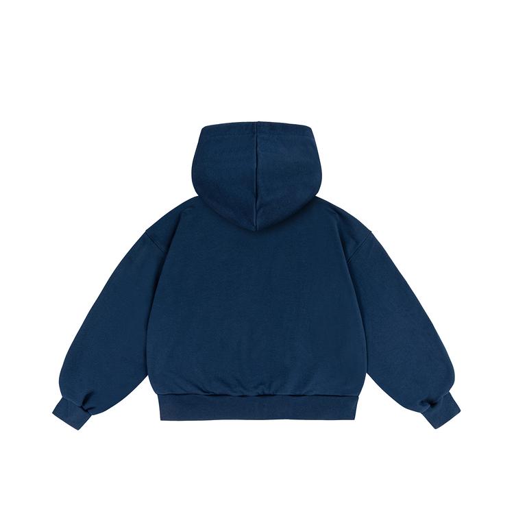Basic hoodie (navy blue) back