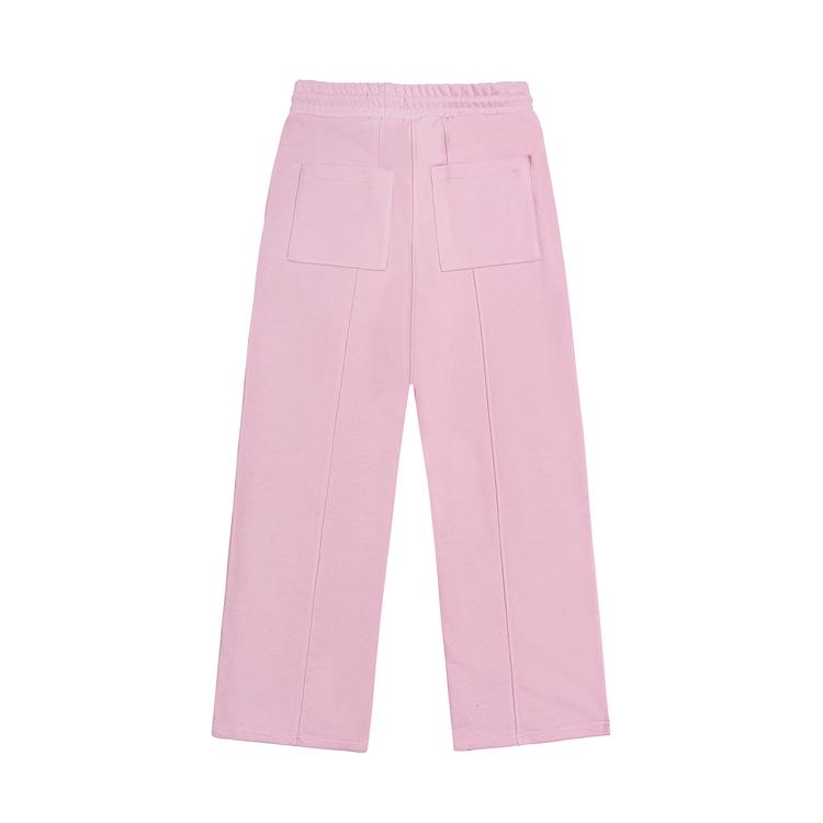 Wide-fit sweatpants (rose) back